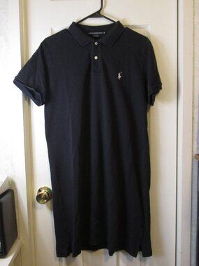 Ralph Lauren Sport Preppy & Iconic Navy Short Sleeve Polo Dress XL